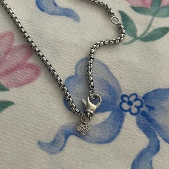 David Yurman Floral Pav Diamond Necklace - Picture 3 of 8